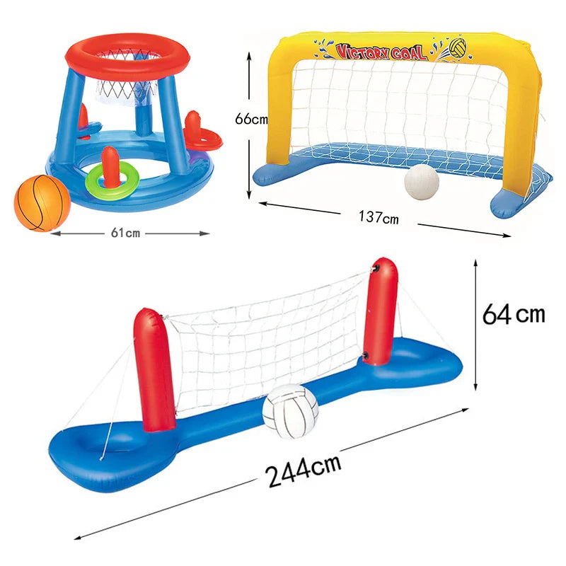 Jeu Gonflable de Sport pour Piscine foot-Fan2Foot