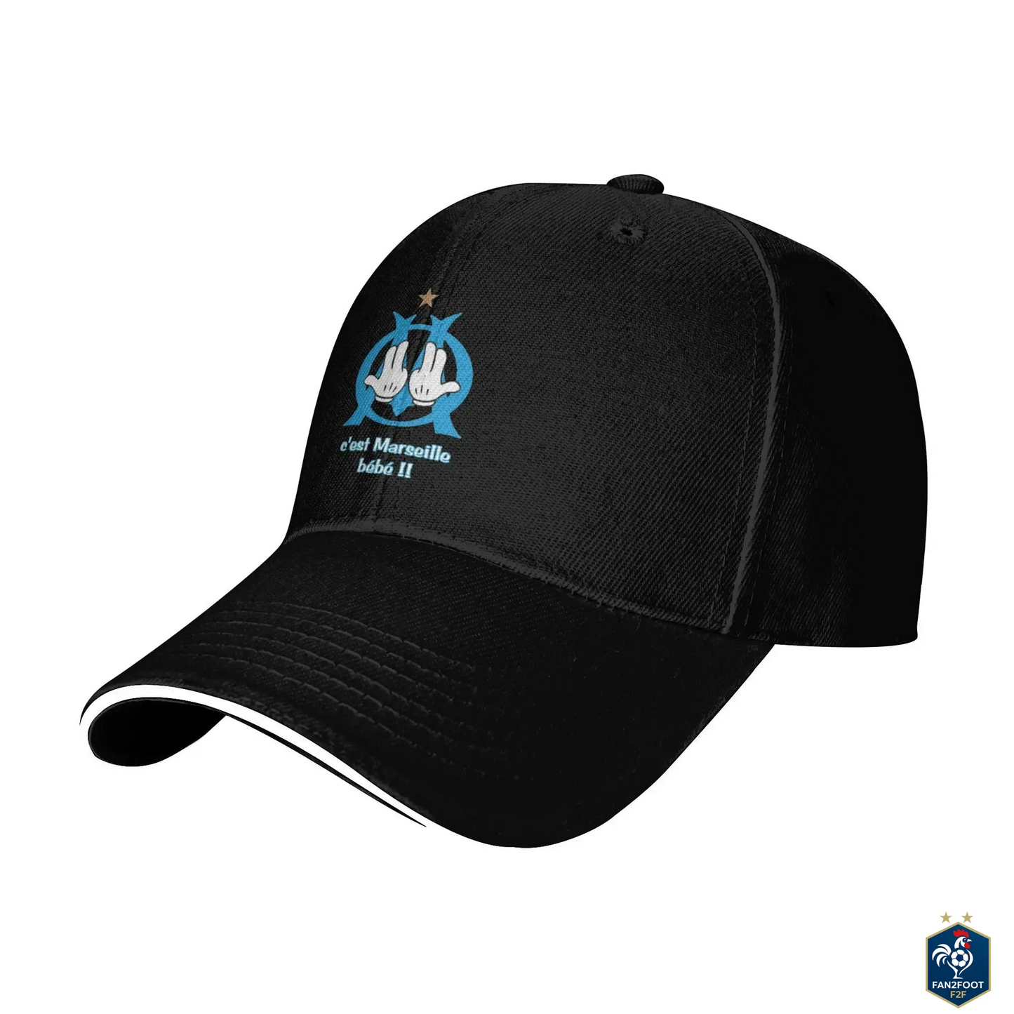 Casquette OM JUL "C'est Marseille bébé" foot-Fan2Foot