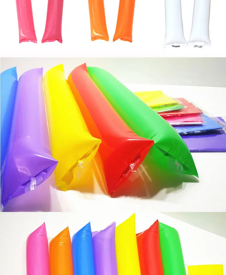 Lot de 24 Clappers / Bâtons Gonflables Bruyants foot-Fan2Foot