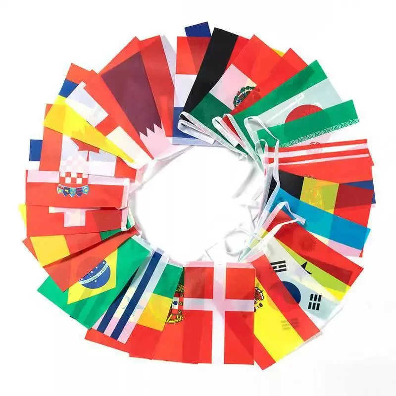 Guirlande de Drapeaux Nationaux foot-Fan2Foot