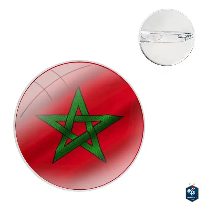 Broche Ronde CAN 2025 Pays foot-Fan2Foot