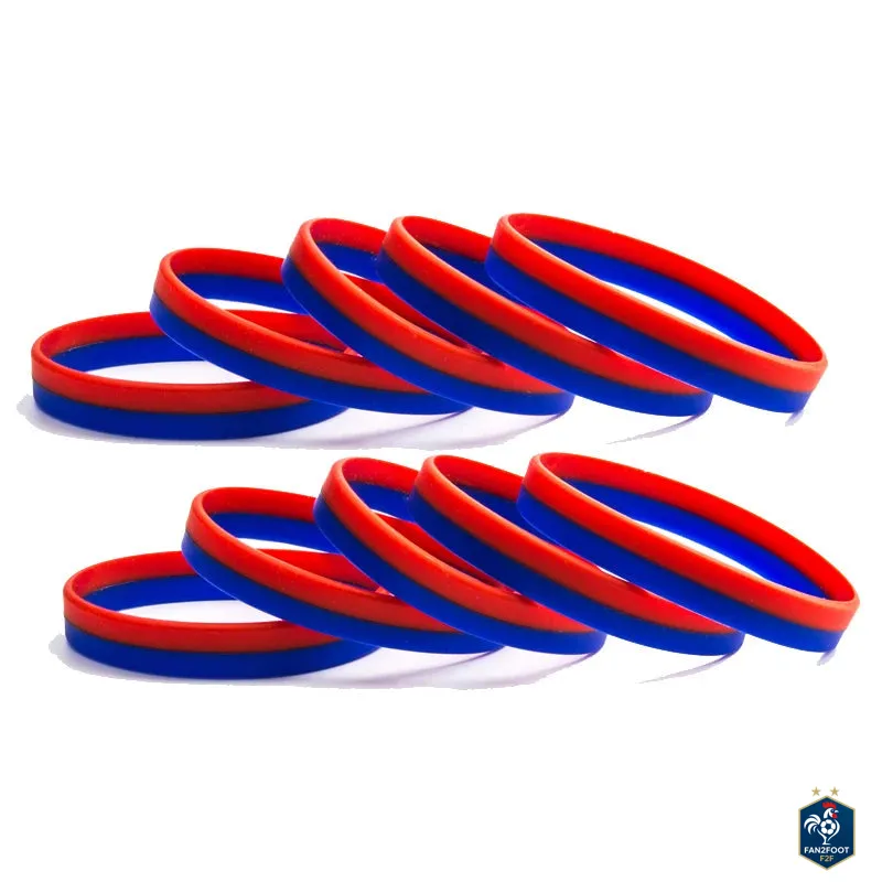 Bracelet en Silicone Drapeau foot-Fan2Foot