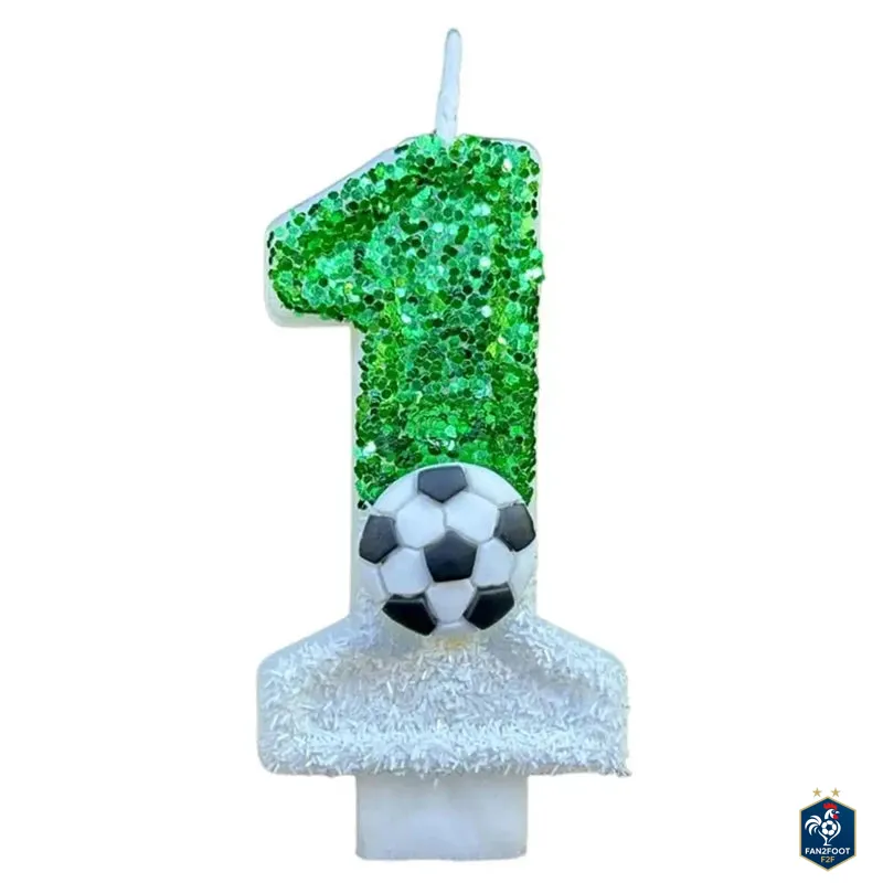 Bougie Chiffre – Décoration Anniversaire foot-Fan2Foot