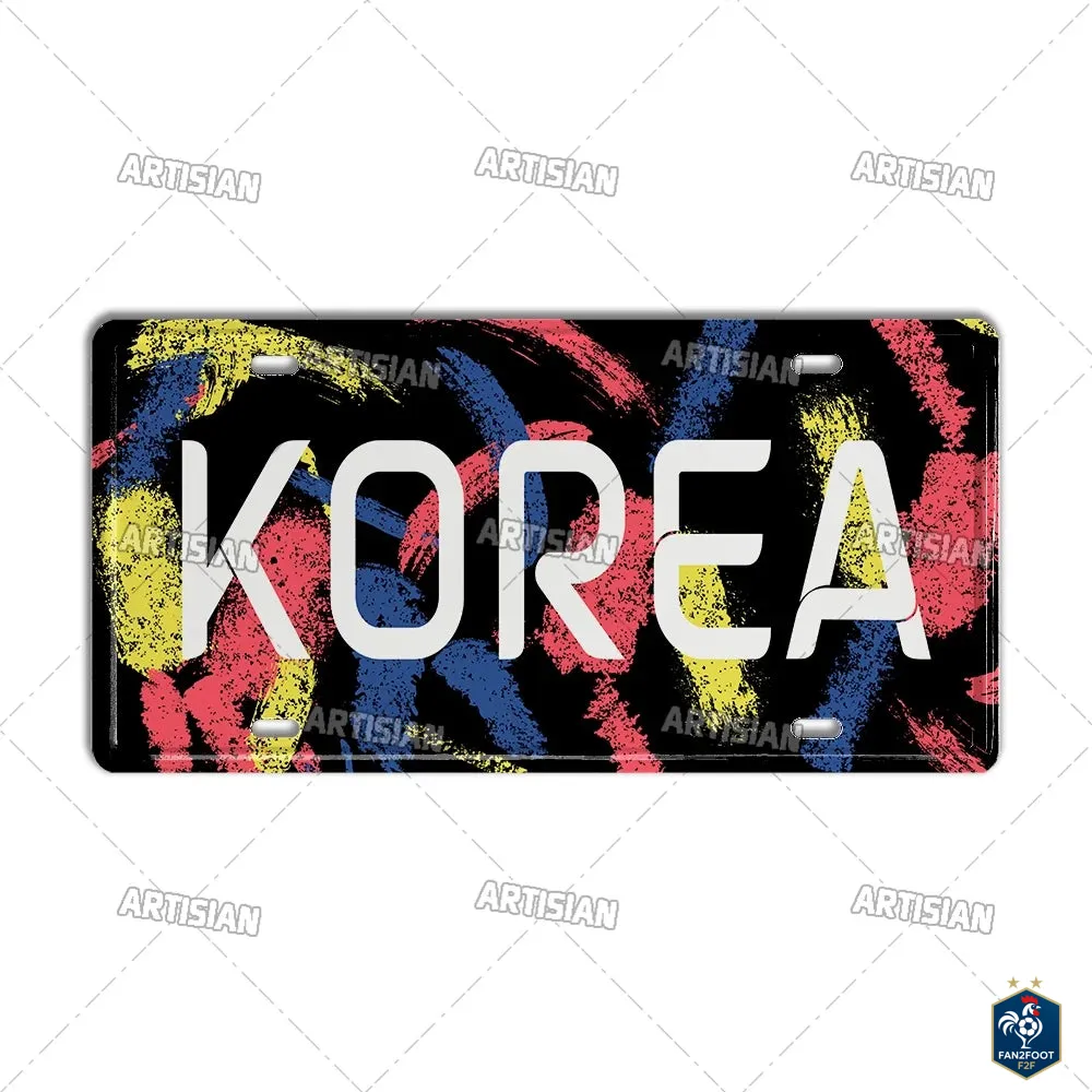 Plaque Métal Déco Murale Vintage foot-Fan2Foot