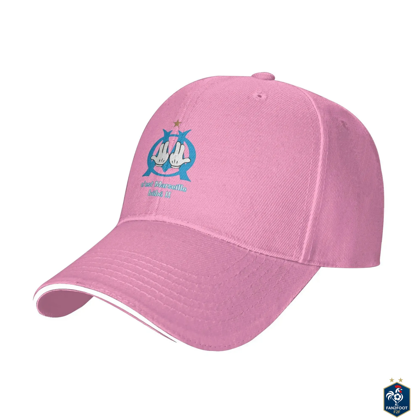 Casquette OM JUL "C'est Marseille bébé" foot-Fan2Foot