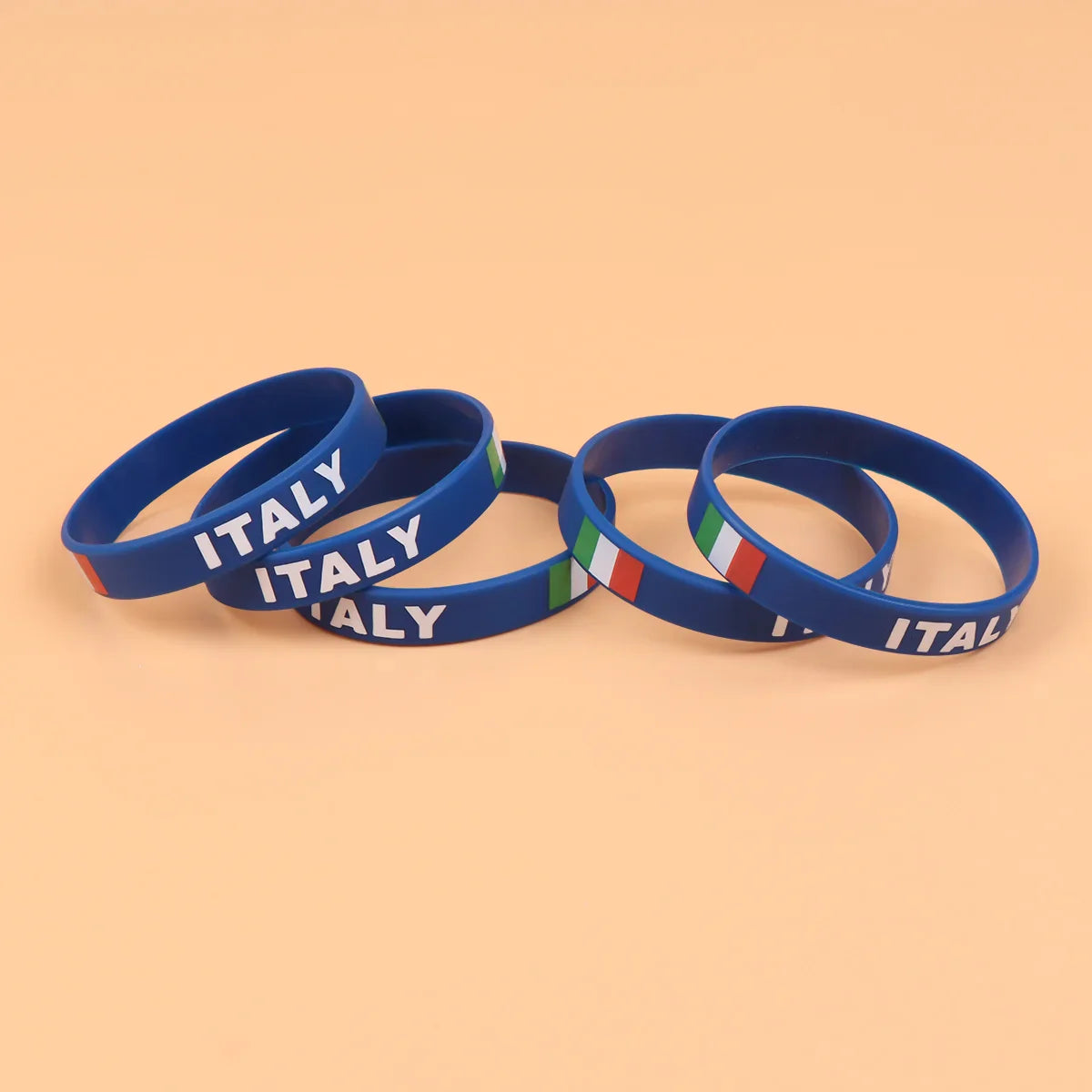 Lot de 10 Bracelets en Silicone Italie foot-Fan2Foot