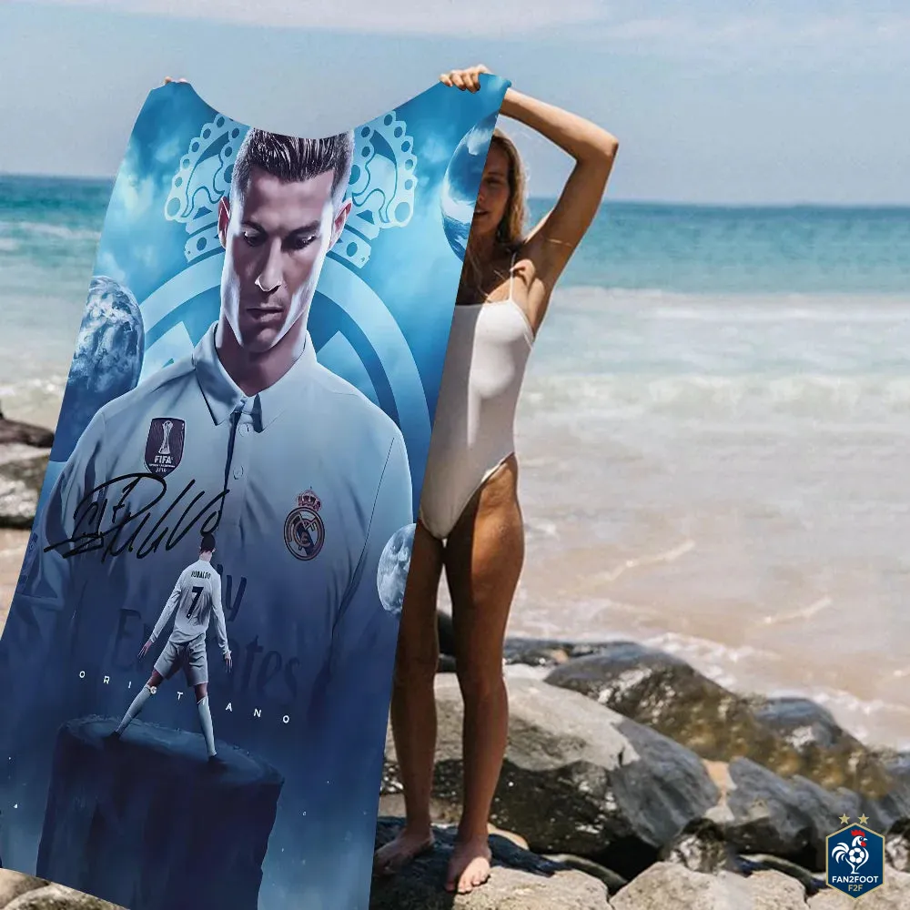 Serviette plage Cristiano Ronaldo CR7 foot-Fan2Foot