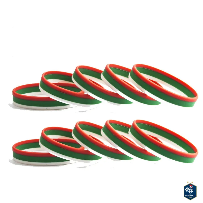 Bracelet en Silicone Drapeau foot-Fan2Foot