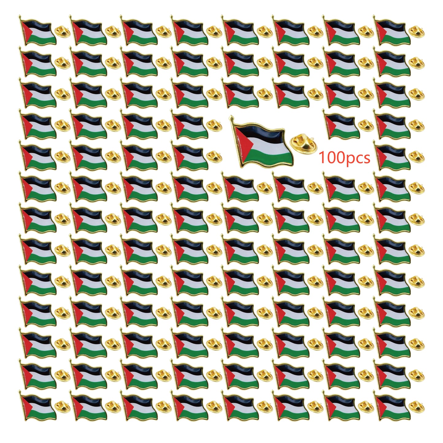 Broche Dorée Palestine-Fan2Foot