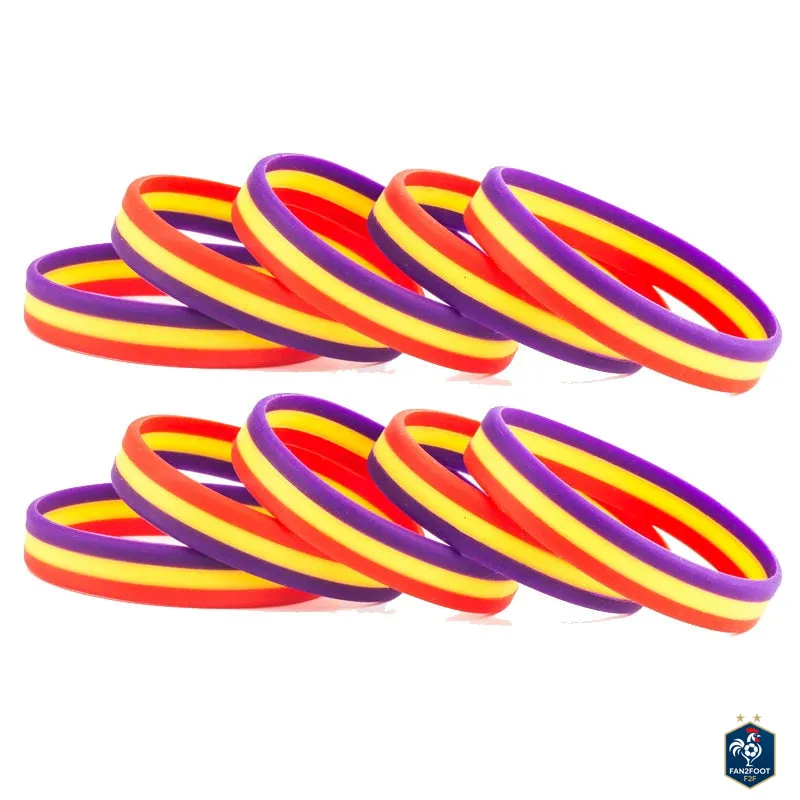 Bracelet en Silicone Drapeau foot-Fan2Foot