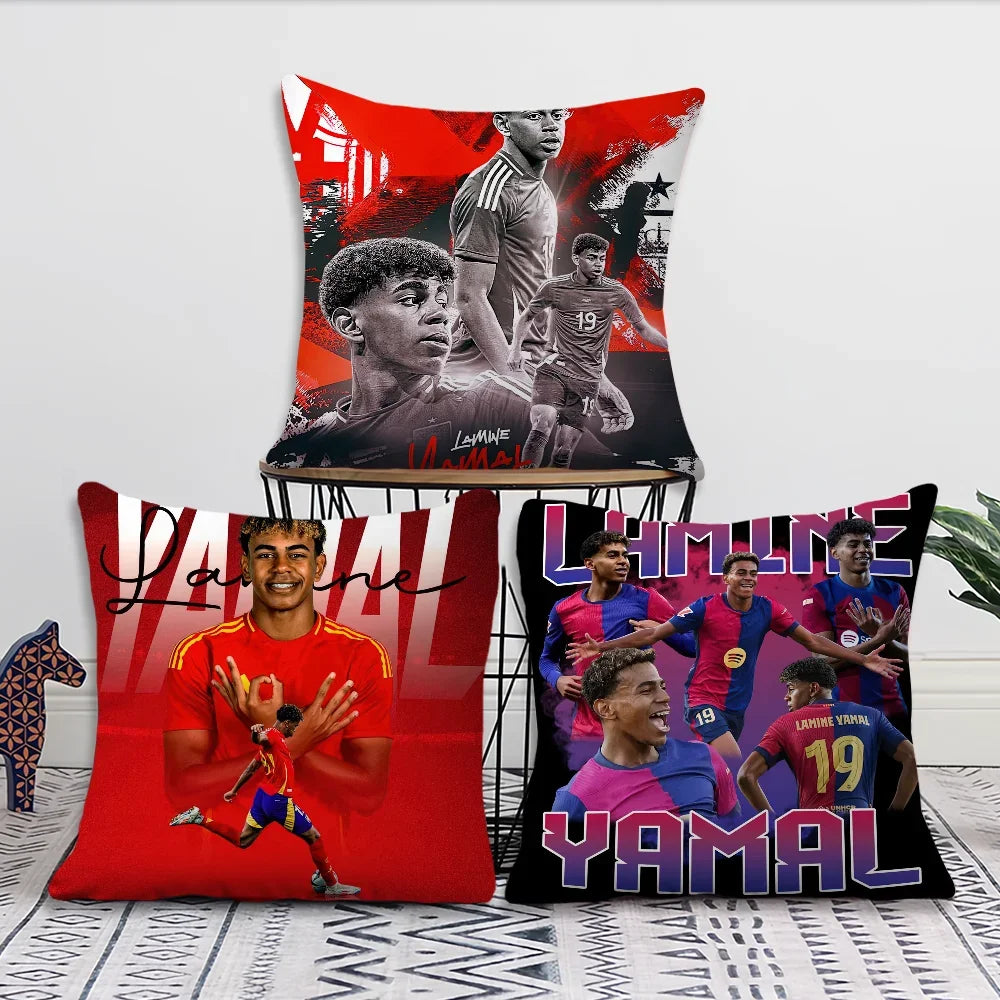Housse de Coussin Lamine Yamal foot-Fan2Foot