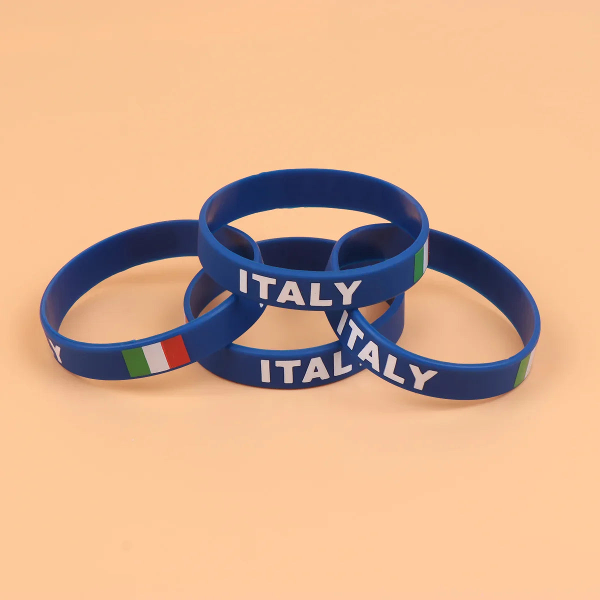 Lot de 10 Bracelets en Silicone Italie foot-Fan2Foot