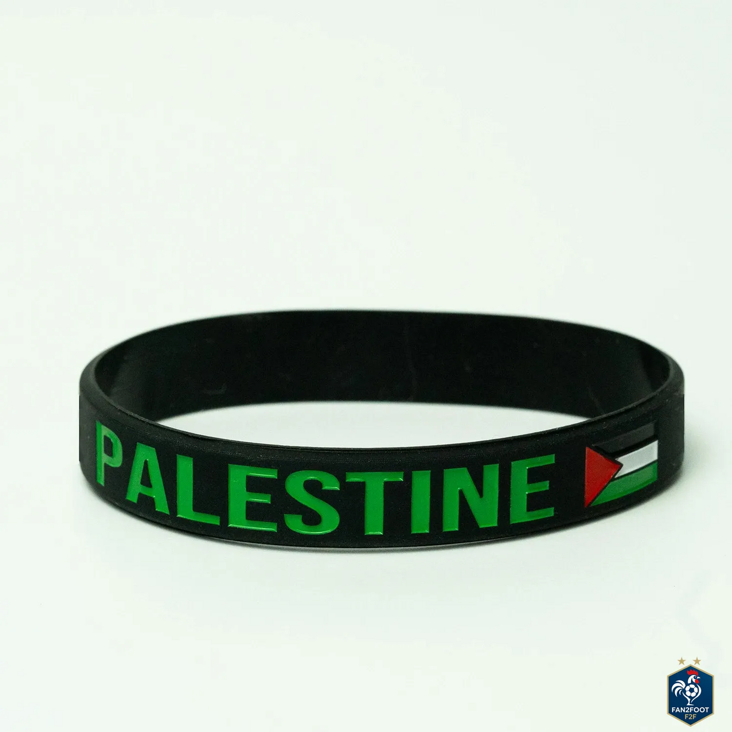 Lot de 2 Bracelets en Silicone Palestine foot-Fan2Foot