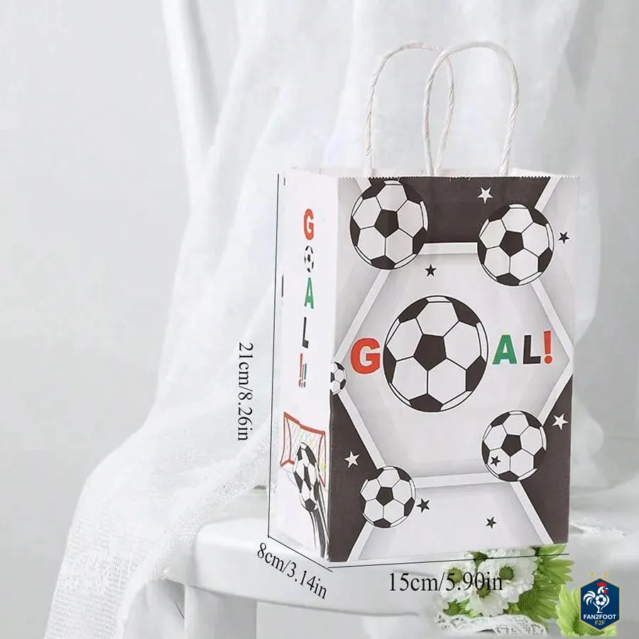 Lot de 10 Sacs Anniversaire foot-Fan2Foot