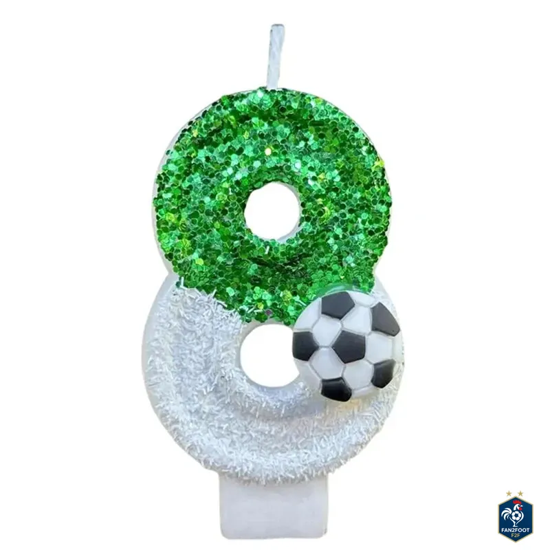 Bougie Chiffre – Décoration Anniversaire foot-Fan2Foot
