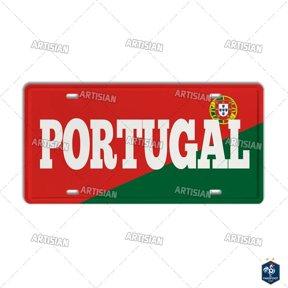 Plaque Métal Déco Murale Vintage foot-Fan2Foot