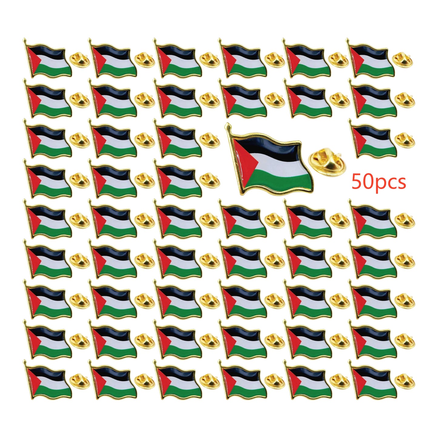 Broche Dorée Palestine-Fan2Foot