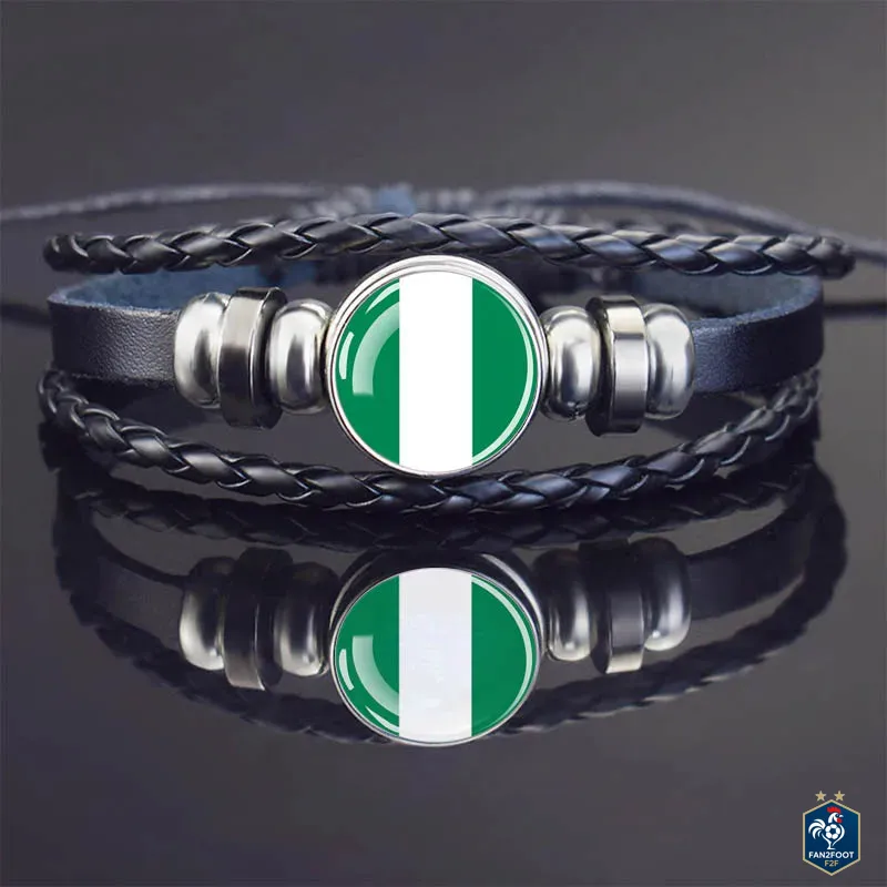 Bracelet en Cuir CAN 2025 foot-Fan2Foot