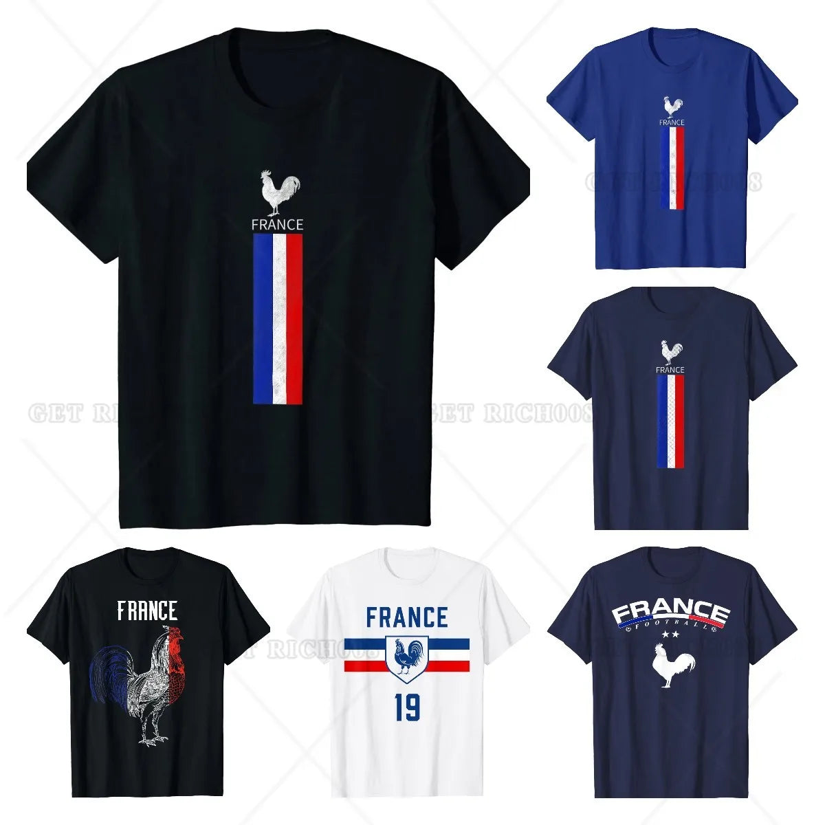 T-Shirt Homme France foot-Fan2Foot