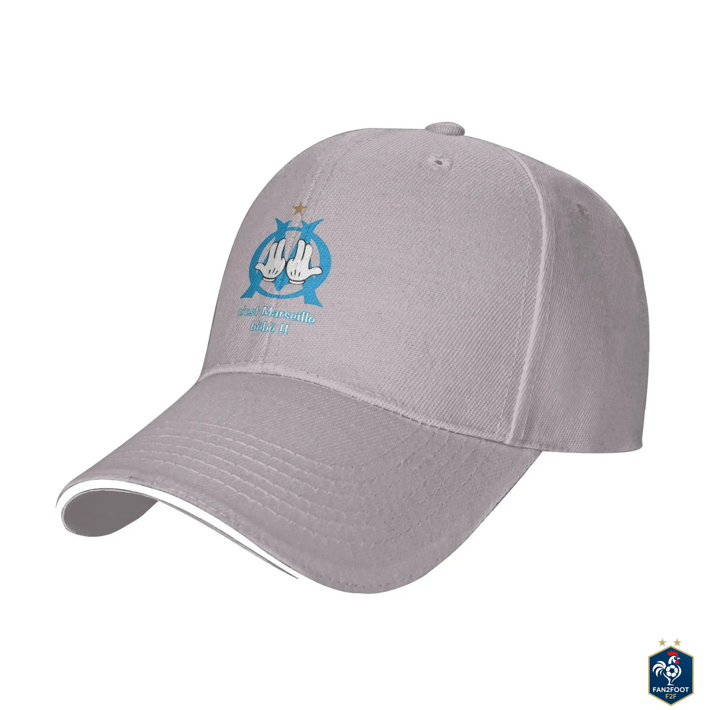 Casquette OM JUL "C'est Marseille bébé" foot-Fan2Foot