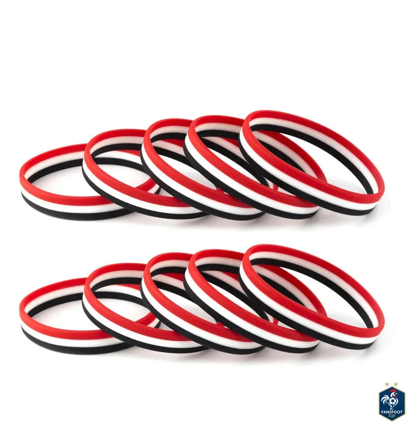 Bracelet en Silicone Drapeau foot-Fan2Foot