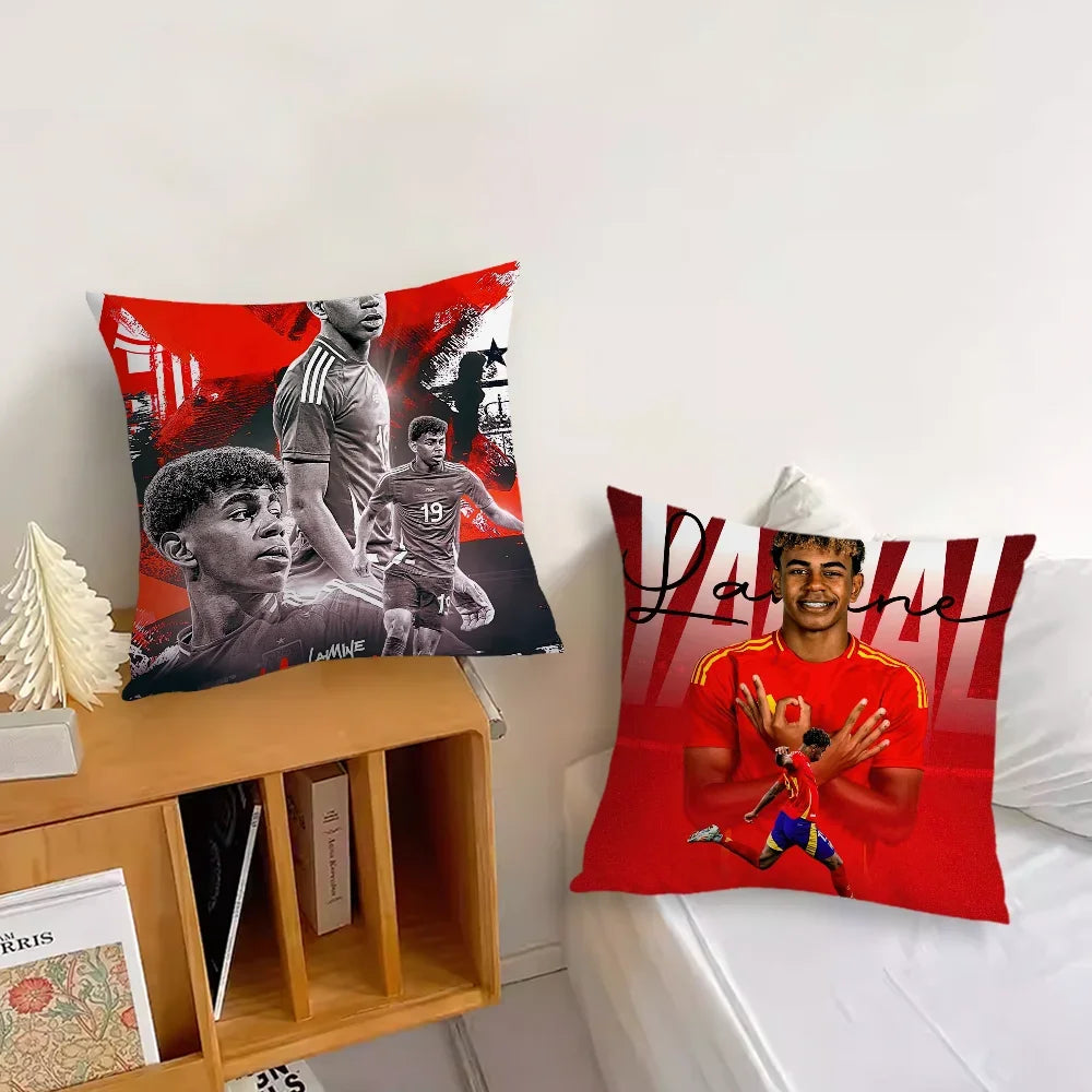 Housse de Coussin Lamine Yamal foot-Fan2Foot