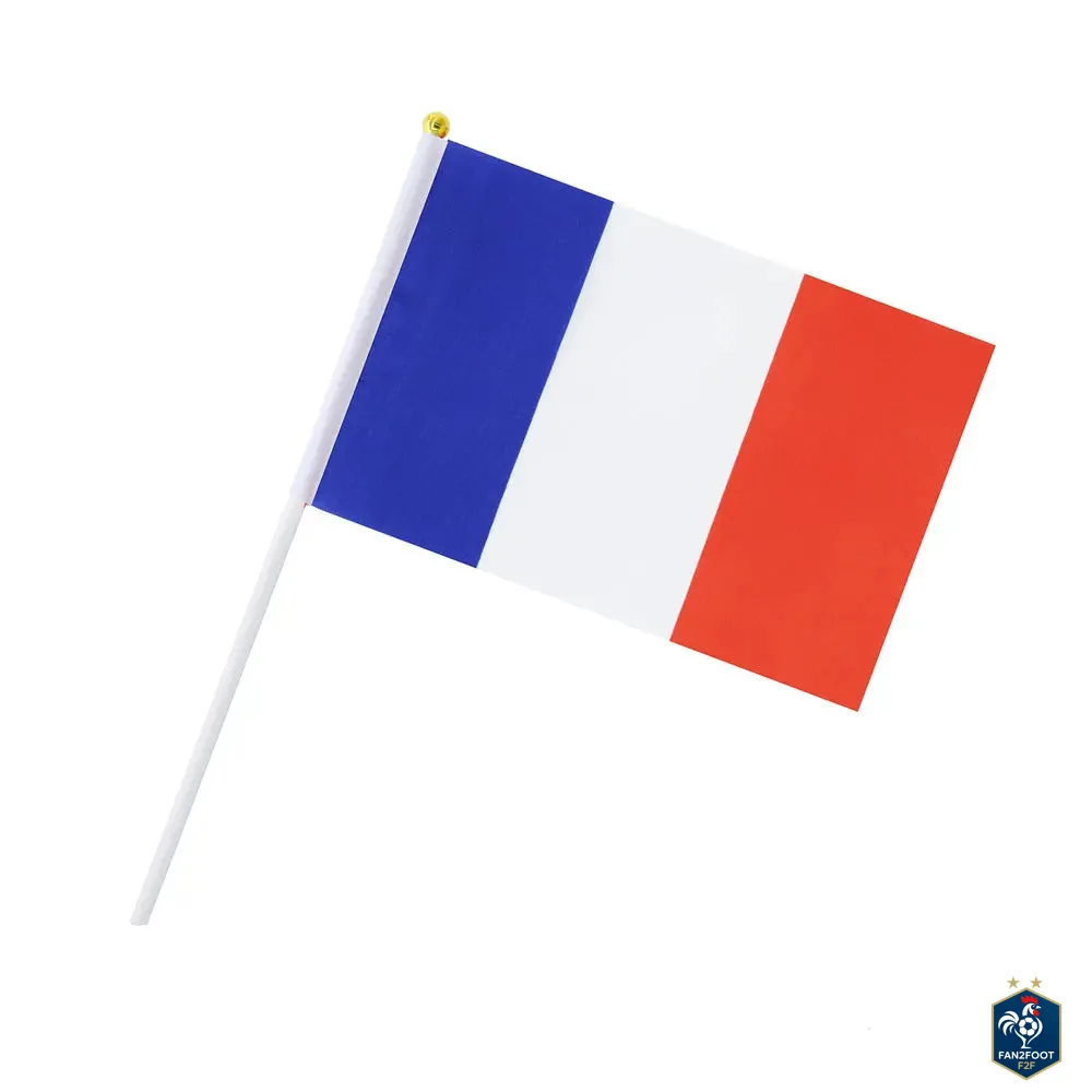 Lot de 10 Drapeaux à Main foot-Fan2Foot