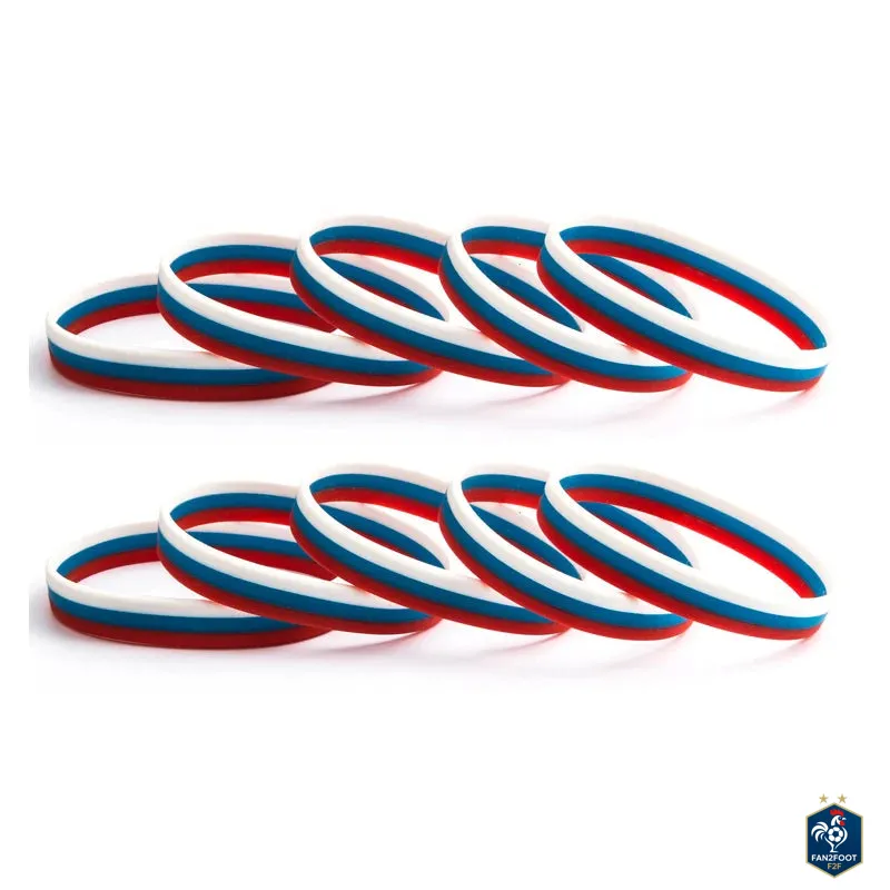 Bracelet en Silicone Drapeau foot-Fan2Foot