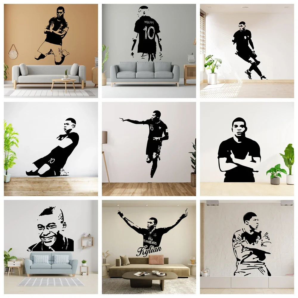Sticker Mural Kylian Mbappé foot-Fan2Foot