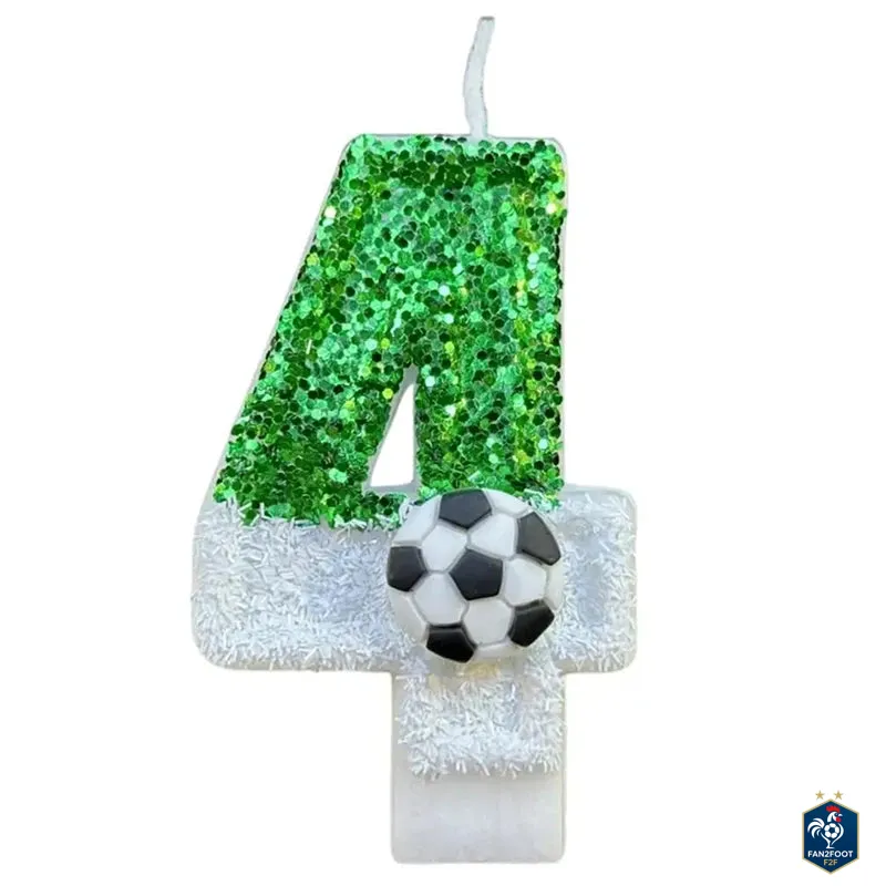 Bougie Chiffre – Décoration Anniversaire foot-Fan2Foot