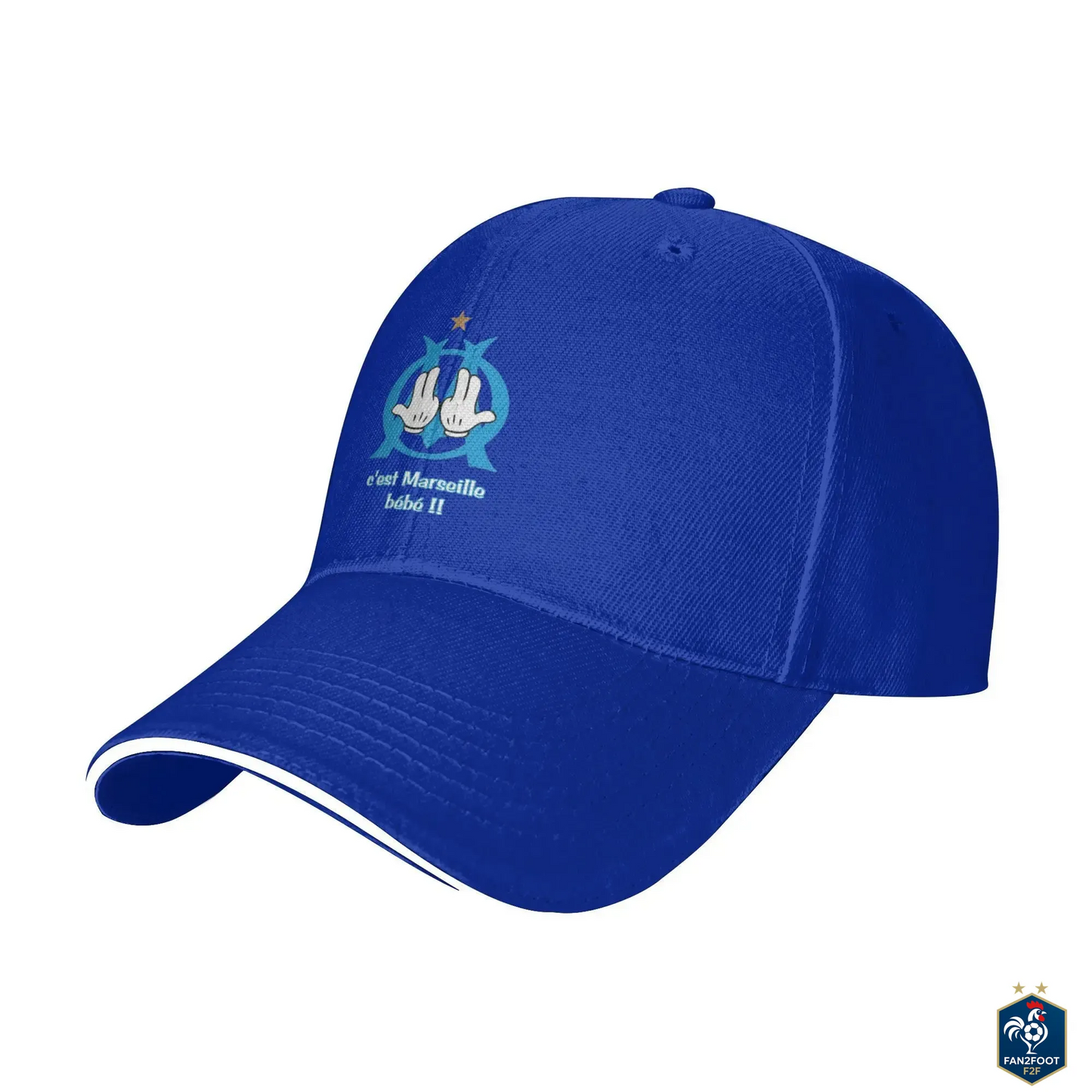 Casquette OM JUL "C'est Marseille bébé" foot-Fan2Foot