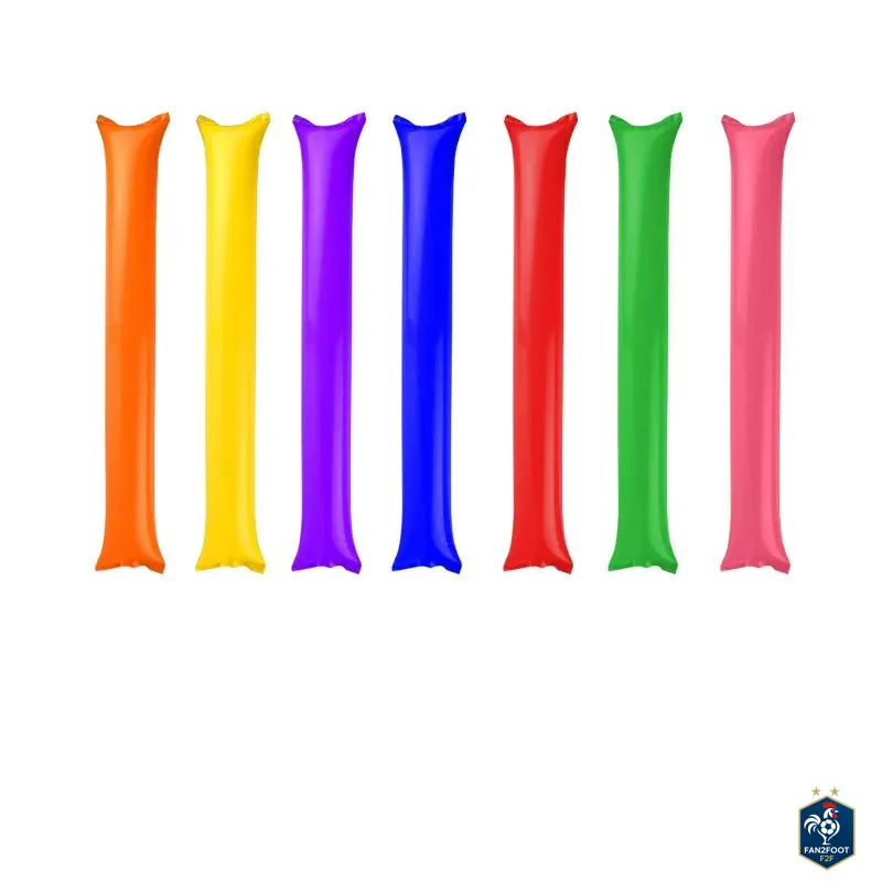 Lot de 24 Clappers / Bâtons Gonflables Bruyants foot-Fan2Foot