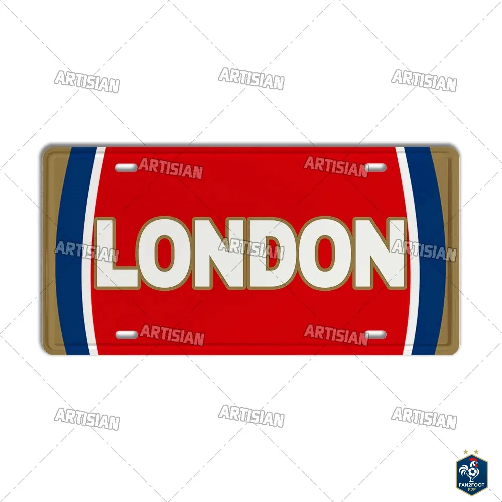 Plaque Métal Déco Murale Vintage foot-Fan2Foot