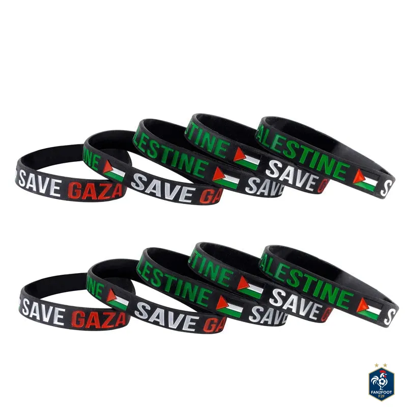 Bracelet en Silicone Drapeau foot-Fan2Foot