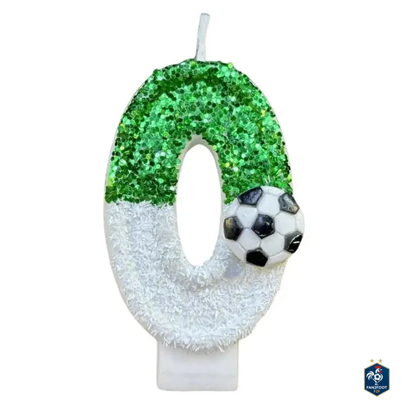 Bougie Chiffre – Décoration Anniversaire foot-Fan2Foot