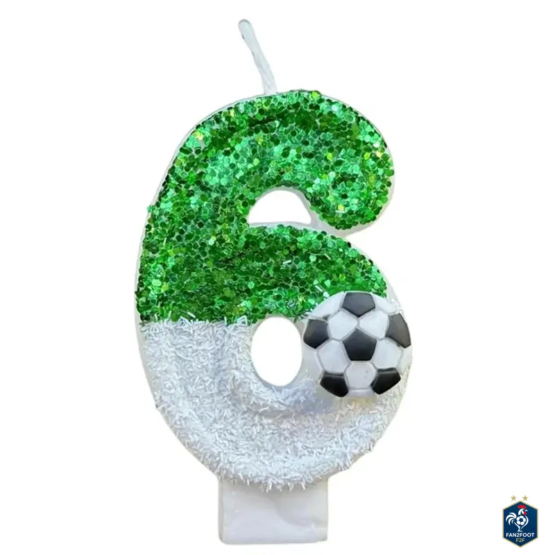 Bougie Chiffre – Décoration Anniversaire foot-Fan2Foot
