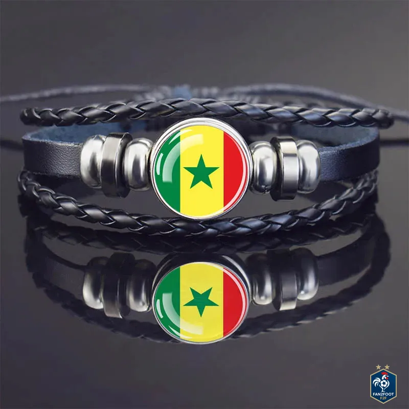 Bracelet en Cuir CAN 2025 foot-Fan2Foot