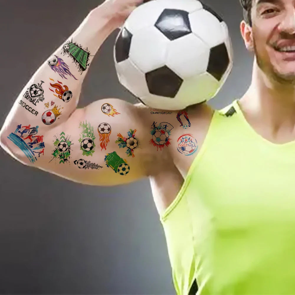 Lot de 10 Tatouages Temporaires foot-Fan2Foot