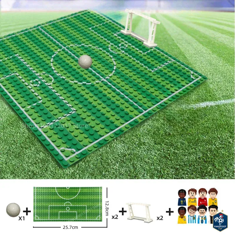 Terrain de Football en Mini Blocs type LEGO foot-Fan2Foot
