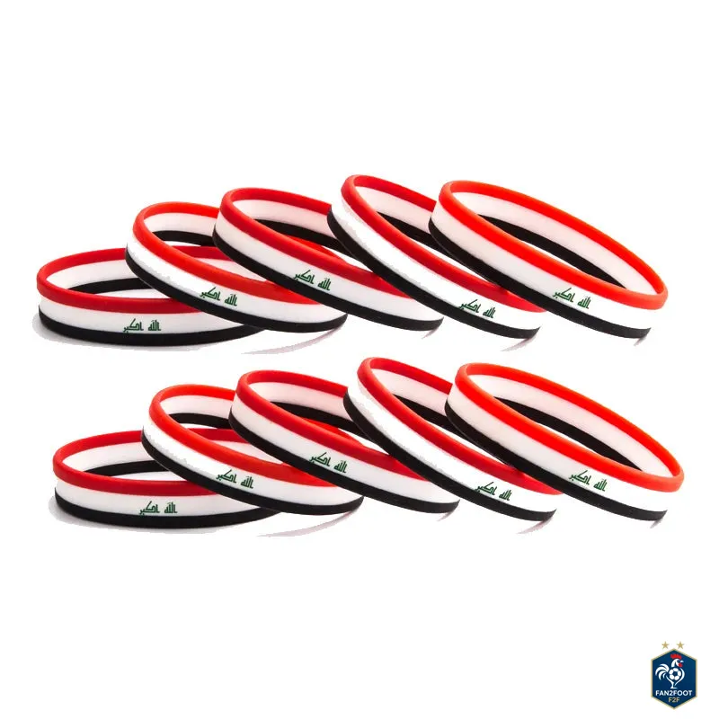 Bracelet en Silicone Drapeau foot-Fan2Foot
