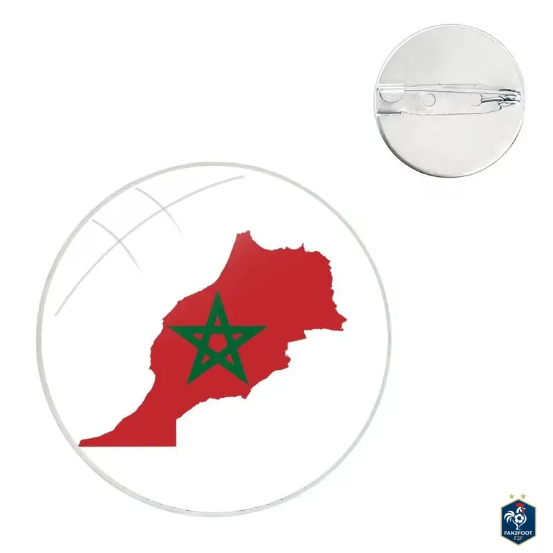 Broche Ronde CAN 2025 Pays foot-Fan2Foot