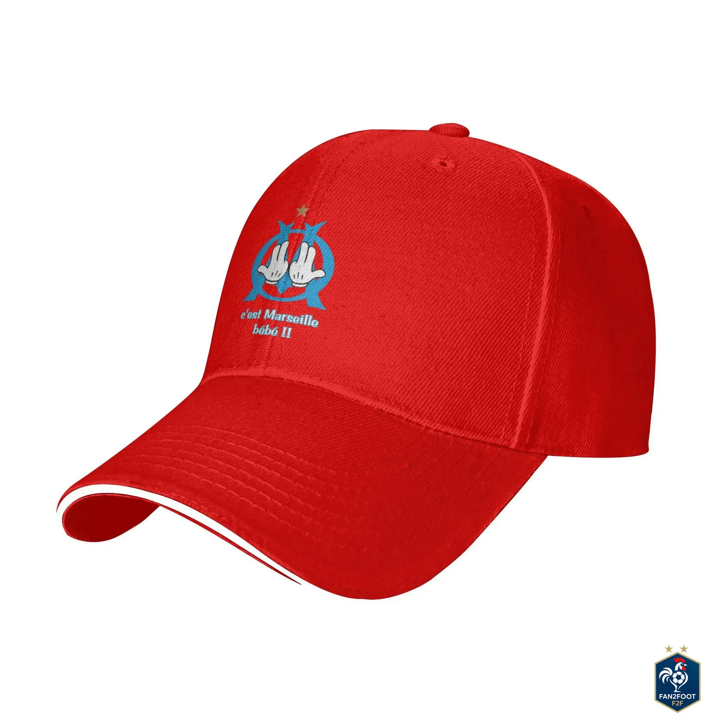 Casquette OM JUL "C'est Marseille bébé" foot-Fan2Foot