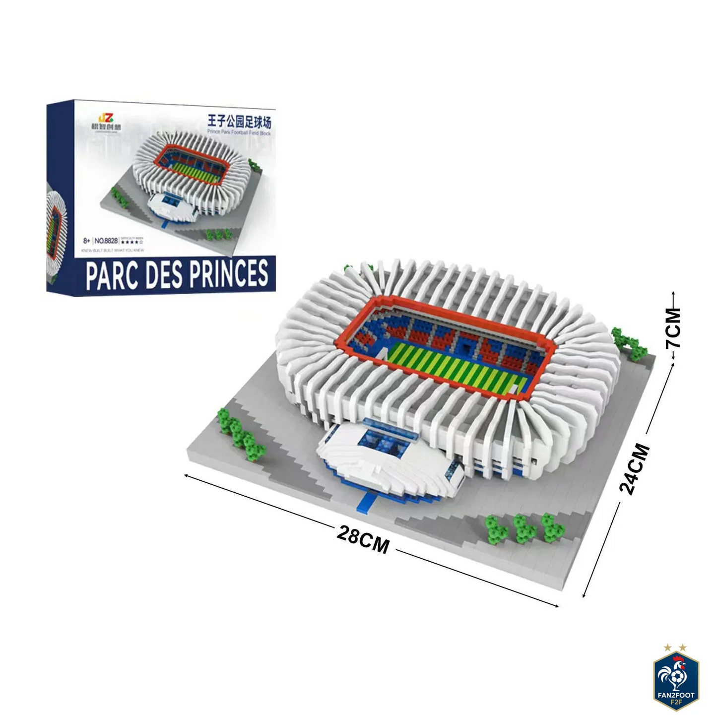 Stade de Football – Kit de Construction type LEGO foot-Fan2Foot