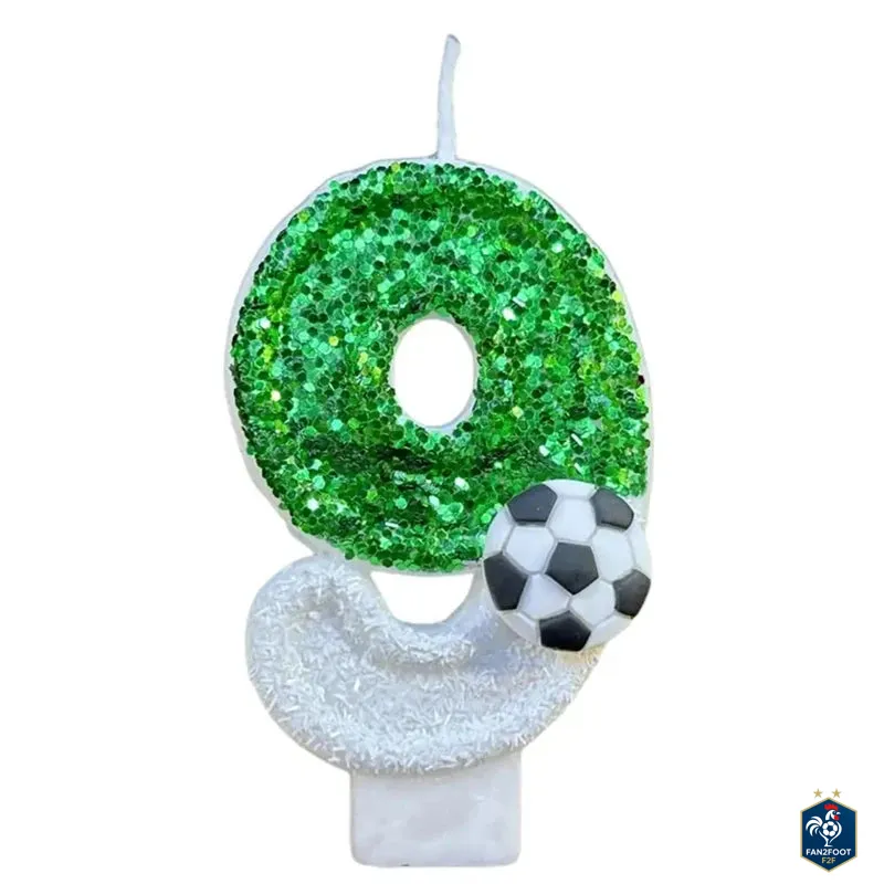 Bougie Chiffre – Décoration Anniversaire foot-Fan2Foot