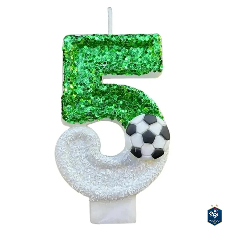 Bougie Chiffre – Décoration Anniversaire foot-Fan2Foot