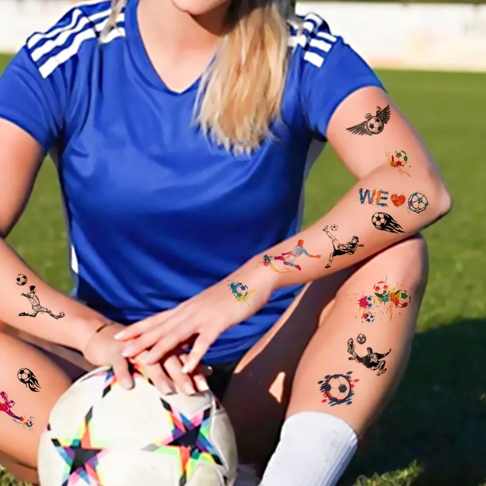 Lot de 10 Tatouages Temporaires foot-Fan2Foot