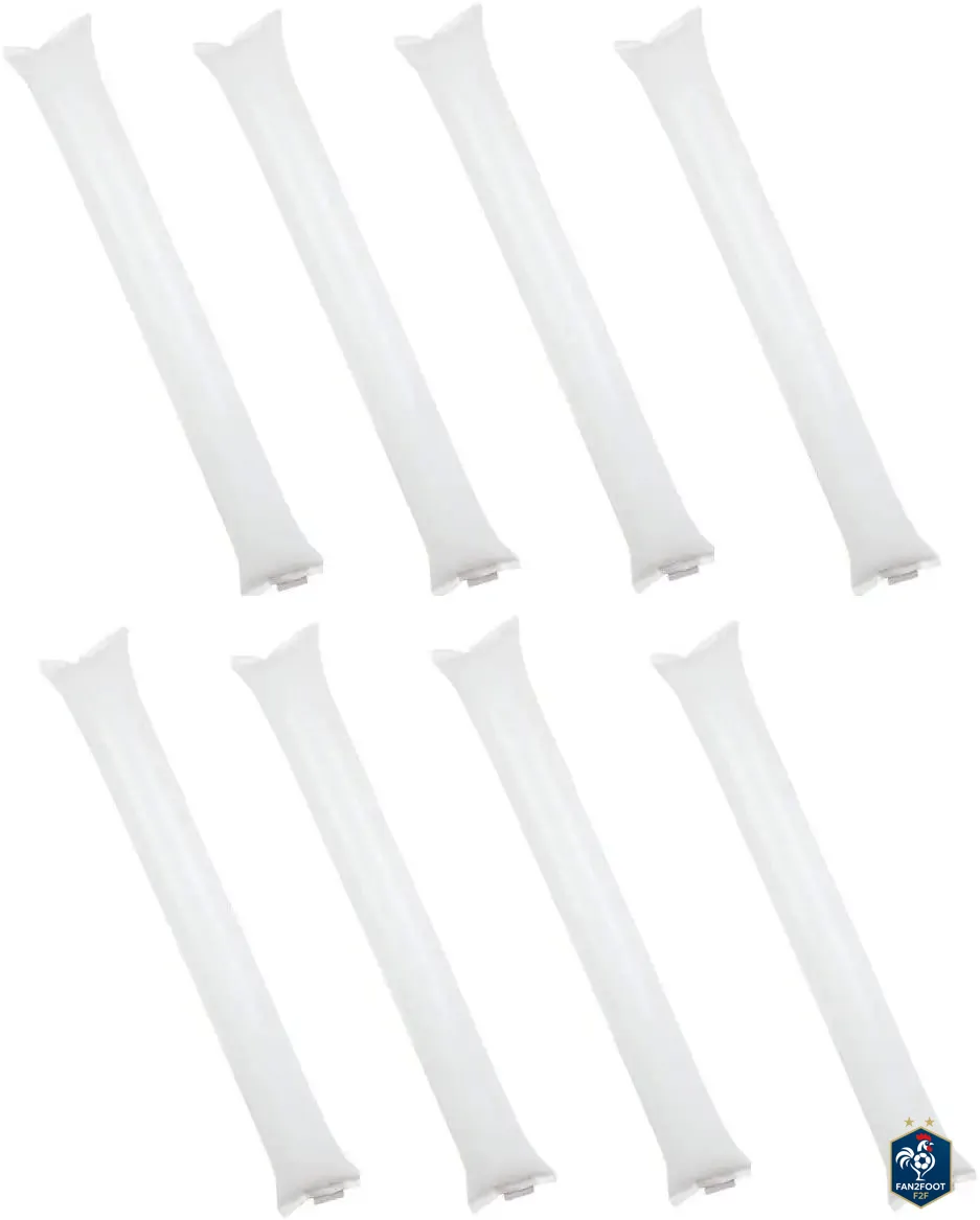 Lot de 24 Clappers / Bâtons Gonflables Bruyants foot-Fan2Foot