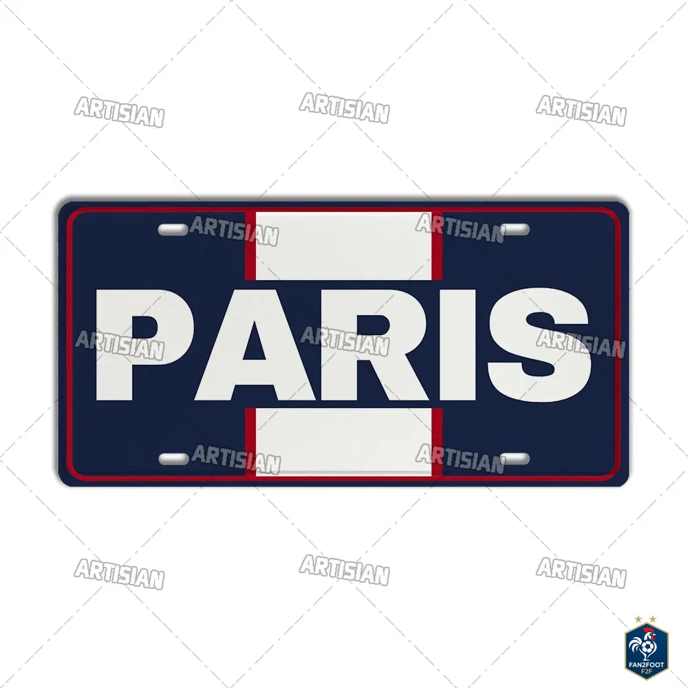 Plaque Métal Déco Murale Vintage foot-Fan2Foot