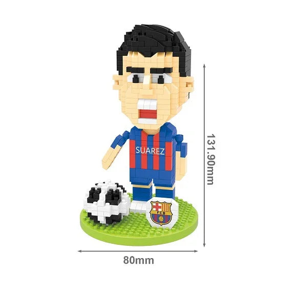 Jeu de Construction en Blocs type Lego - Joueurs foot-Fan2Foot