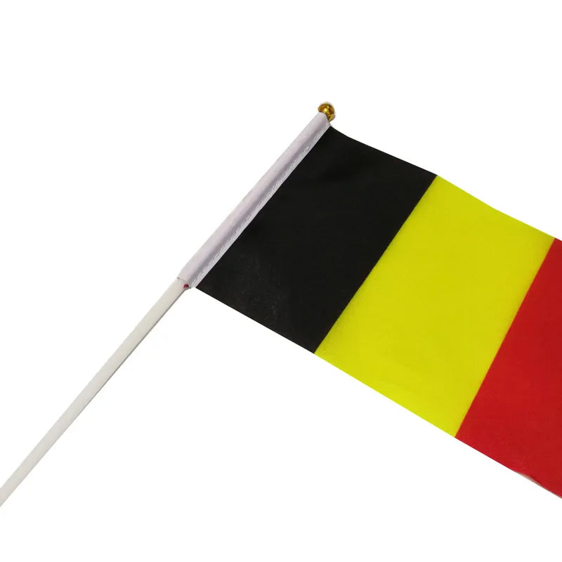 10 Drapeaux Belgique foot-Fan2Foot